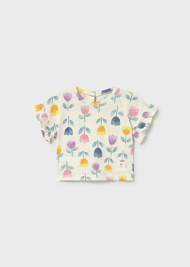 T-shirt estampada - Lilac - Mayoral