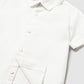 Camisa manga curta linho - Branco - Mayoral