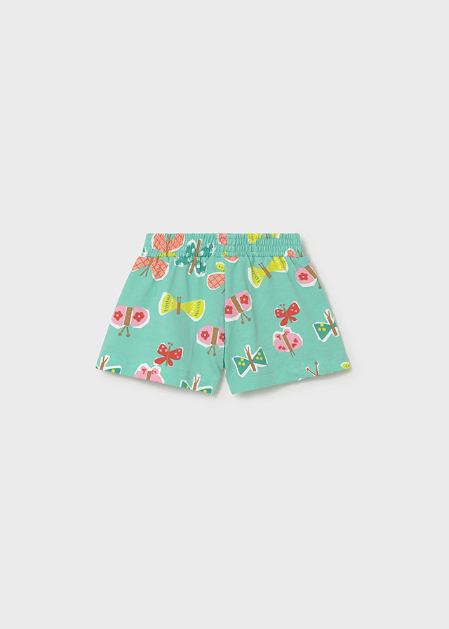 Calções malha estampado - Turquesa - Mayoral