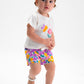 Conjunto 3 peças Calção - Lilac - Mayoral