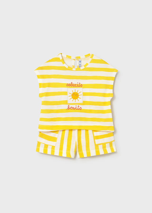 Conjunto calção + top granito - Mimosa - Mayoral