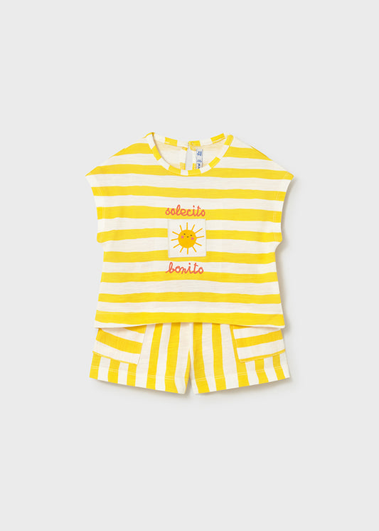 Conjunto calção + top granito - Mimosa - Mayoral