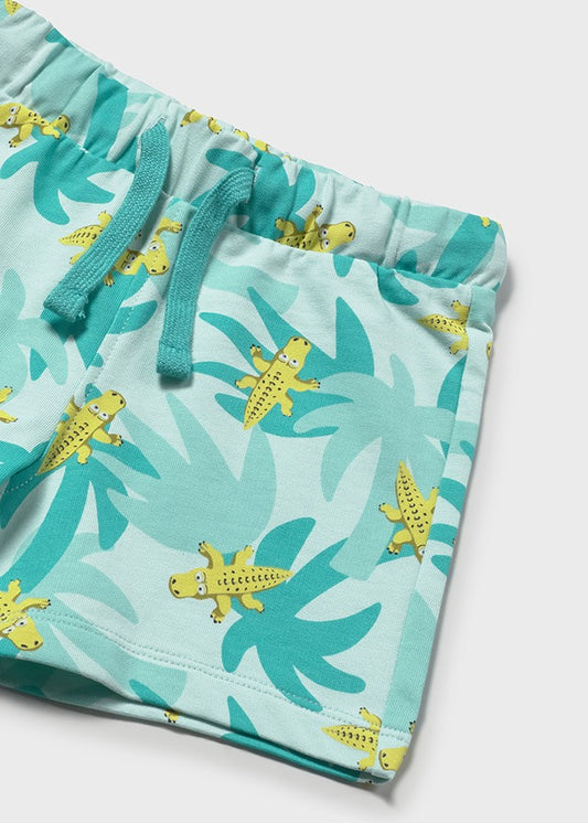 Bermuda estampada - Azul água - Mayoral