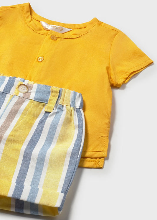 Conjunto calção e chapéu - Cor Savana - Mayoral