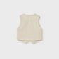 Colete linho suiting - Aveia mezc - Mayoral
