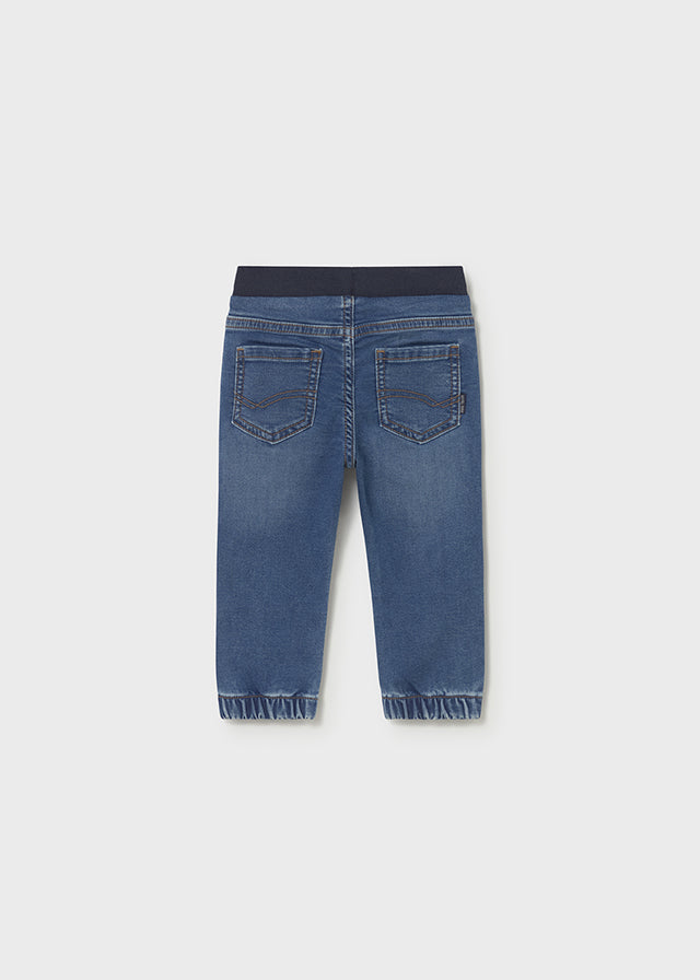 Calça soft denim jogger - Base - Mayoral