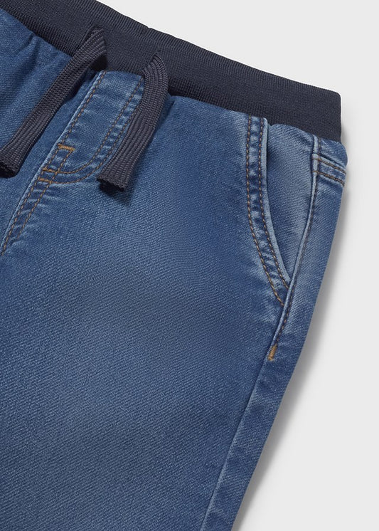 Calça soft denim jogger - Base - Mayoral