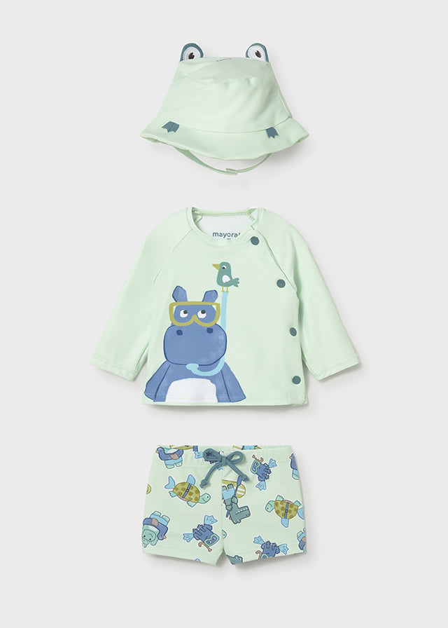 Conjunto de banho - Cor Maçã - Mayoral