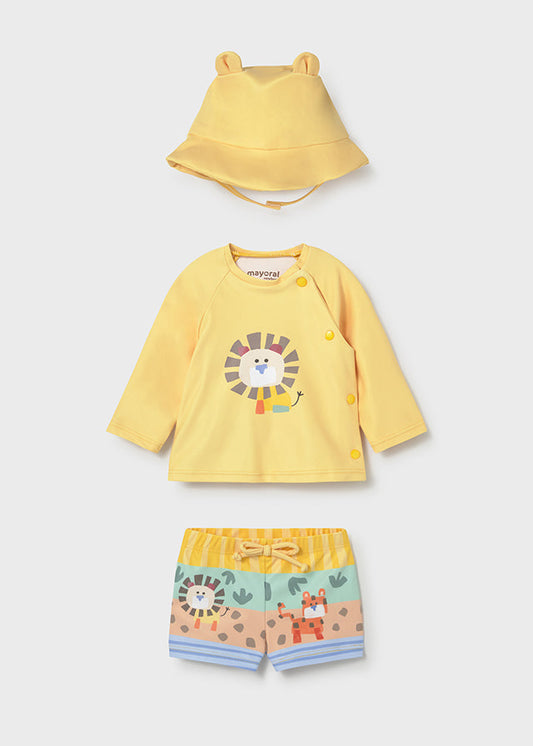 Conjunto de banho - Cor Mostarda - Mayoral