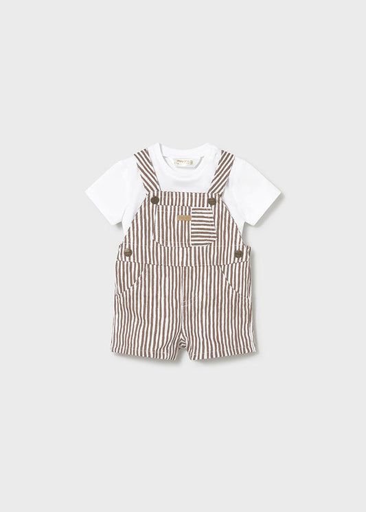 Conjunto saia de peito - Cor Cacau - Mayoral