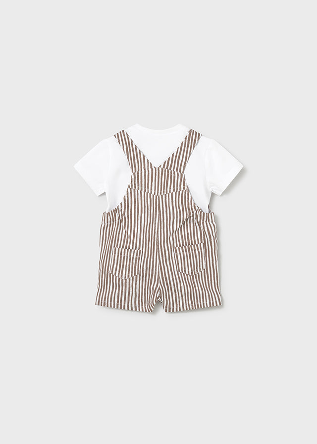 Conjunto saia de peito - Cor Cacau - Mayoral