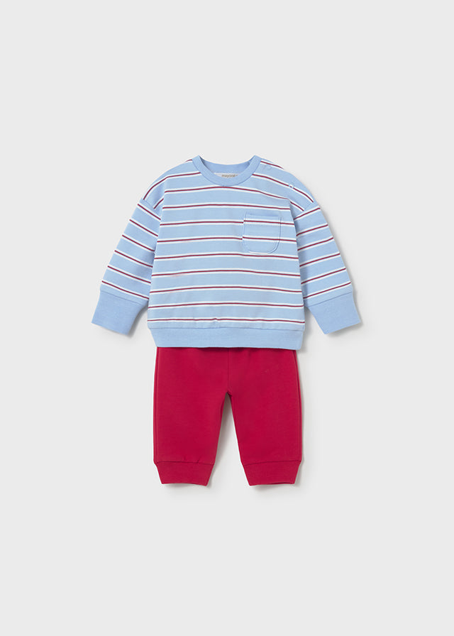 Conjunto malha 4 peças compridas - Cor Vermelho - Mayoral