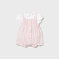 Conjunto saia de peito - Cor Rosa baby - Mayoral