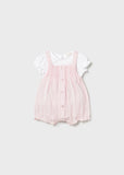 Conjunto saia de peito - Cor Rosa baby - Mayoral