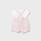 Conjunto saia de peito - Cor Rosa baby - Mayoral