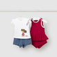 Conjunto algodão 4 peças - Cor Vermelho - Mayoral