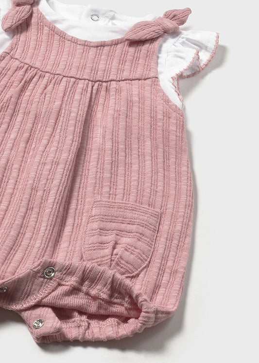 Conjunto saia de peito - Cor Rose - Mayoral