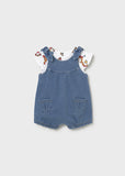 Conjunto saia de peito - Cor Light jean - Mayoral