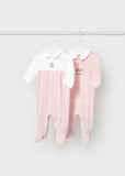 Set 2 babygrows comp. - Cor Rosa baby - Mayoral