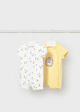 Set 2 babygrow curtos - Cor Sunny - Mayoral