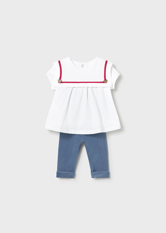 Conjunto leggings 4 peças - Cor Vermelho - Mayoral