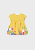 Vestido algodão - Cor Mostarda - Mayoral