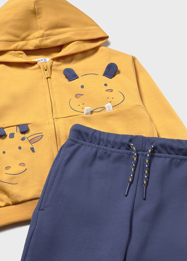 Fato treino play c/ t´shirt - Pêsego - Mayoral