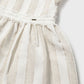 Vestido faixa listrada - Avelã - Mayoral
