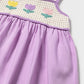 Vestido combinado crochet - Lilac - Mayoral