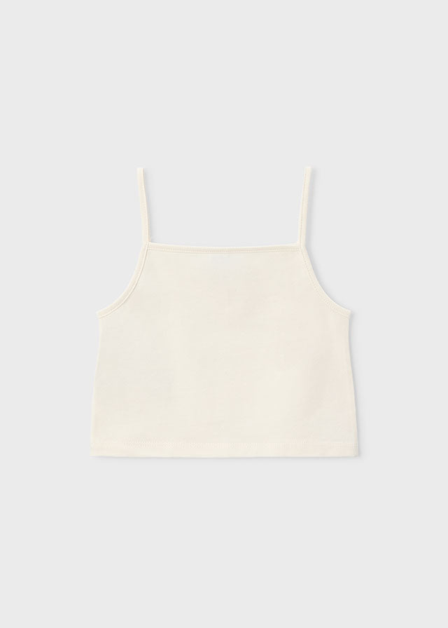 T-shirt e top 2 peças em croché - Grão bico - Mayoral