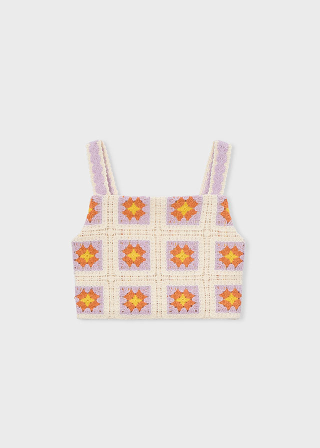 Top crochê - Osso - Mayoral