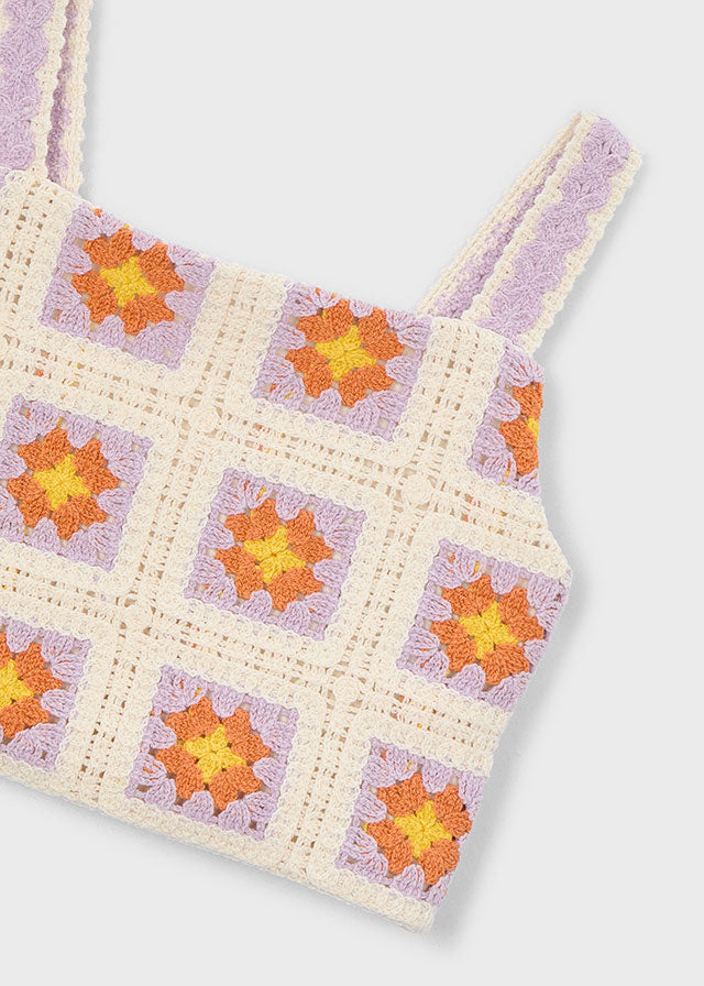 Top crochê - Osso - Mayoral