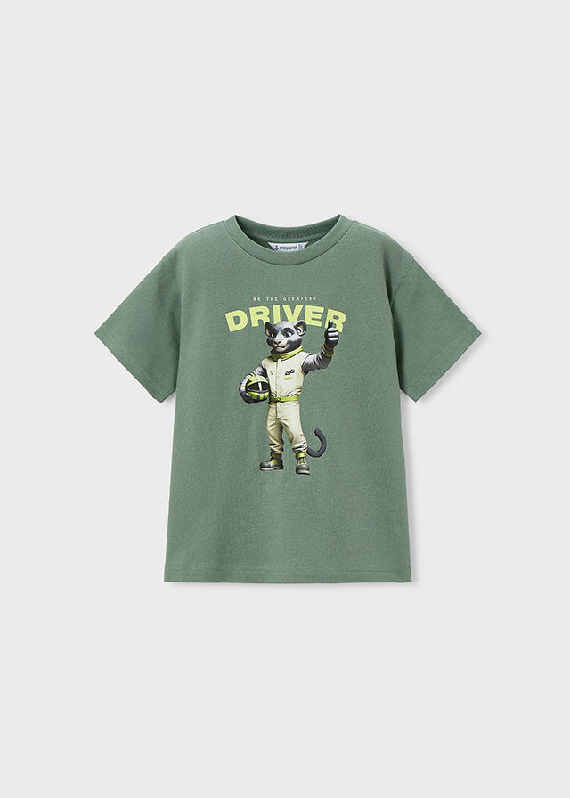 T´shirt driver - Verde - Mayoral