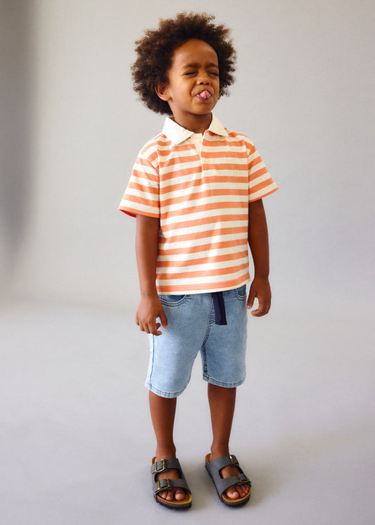 Bermuda soft denim jogger - Claro - Mayoral