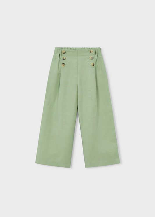 Calça fluida - Musgo - Mayoral