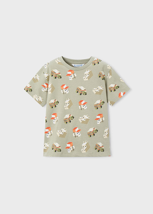 Conjunto algodão 2 camisolas + calção - Bambu - Mayoral