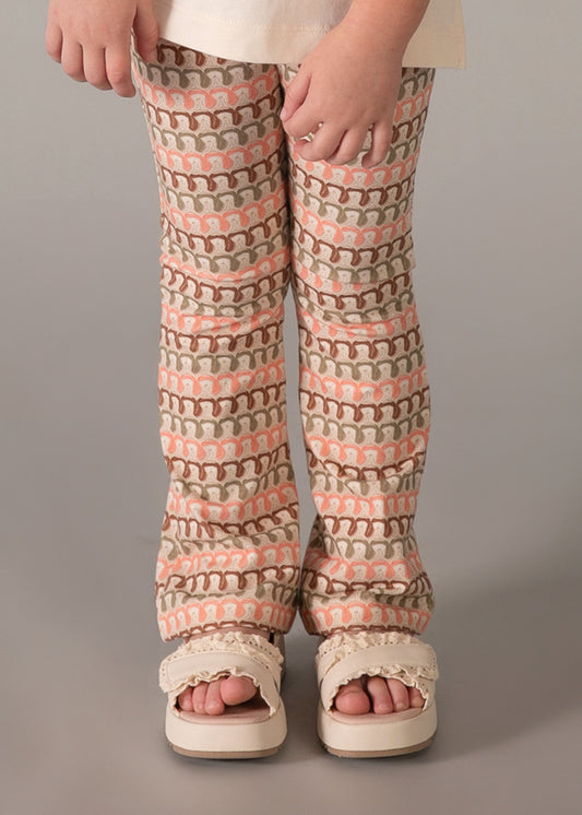 Conjunto leggings flare - Tangerina - Mayoral