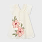 Vestido linho flores - Grão bico - Mayoral
