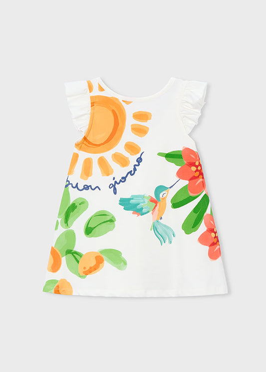 Vestido algodão - Crú - Mayoral