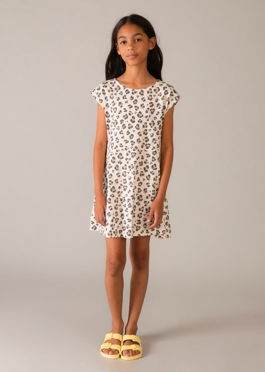 Vestido estampado - Osso - Mayoral