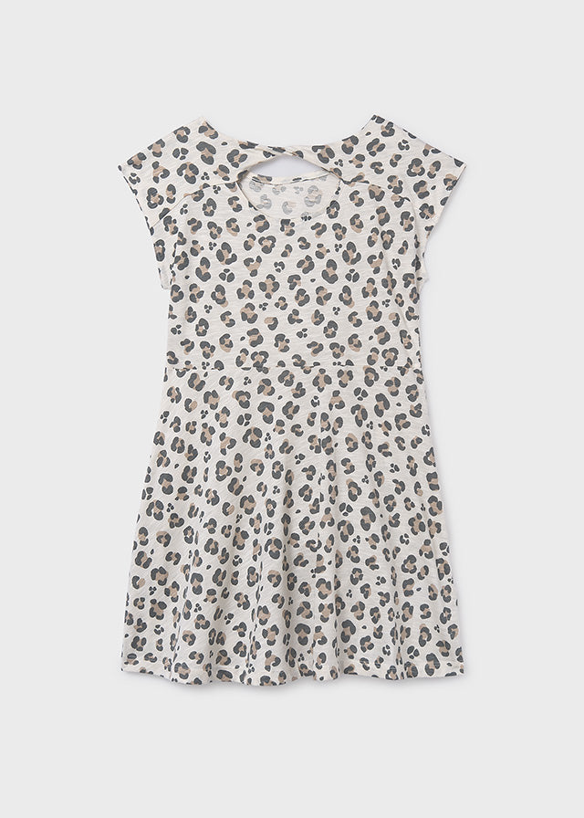 Vestido estampado - Osso - Mayoral