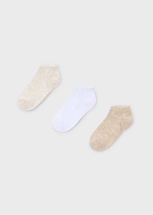 Conjunto de meias lisas - Areia vig - Mayoral