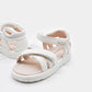 Sandálias tiras velcro - Cor Branco - Mayoral