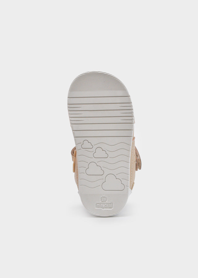 Sandálias barefoot - Primeiros Passos - Cor Areia - Mayoral