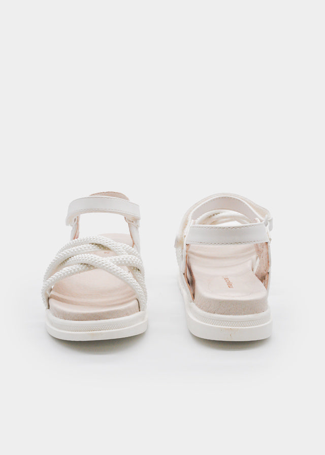 Sandália brilhos - Cor Branco - Mayoral