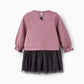 Vestido-sweat com saia de tule para bebé menina 'Minnie' - Zippy