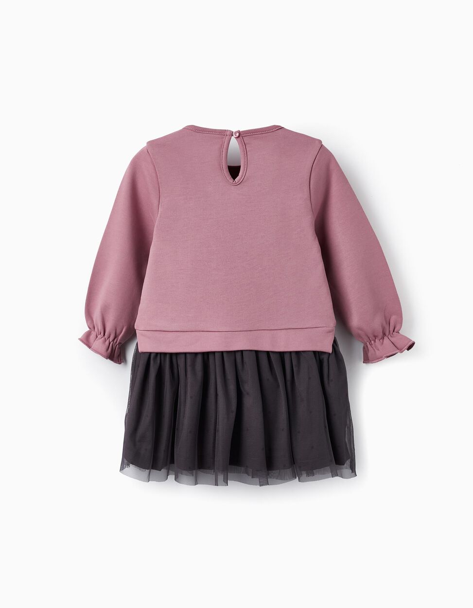 Vestido-sweat com saia de tule para bebé menina 'Minnie' - Zippy