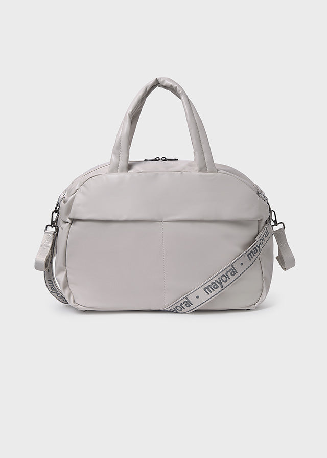 Mala de maternidade gravada - Cor Gelo - Mayoral