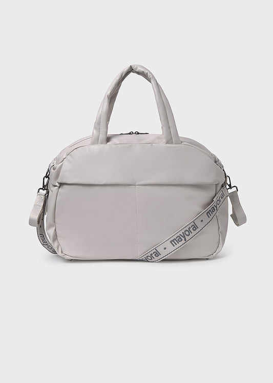 Mala de maternidade gravada - Cor Gelo - Mayoral