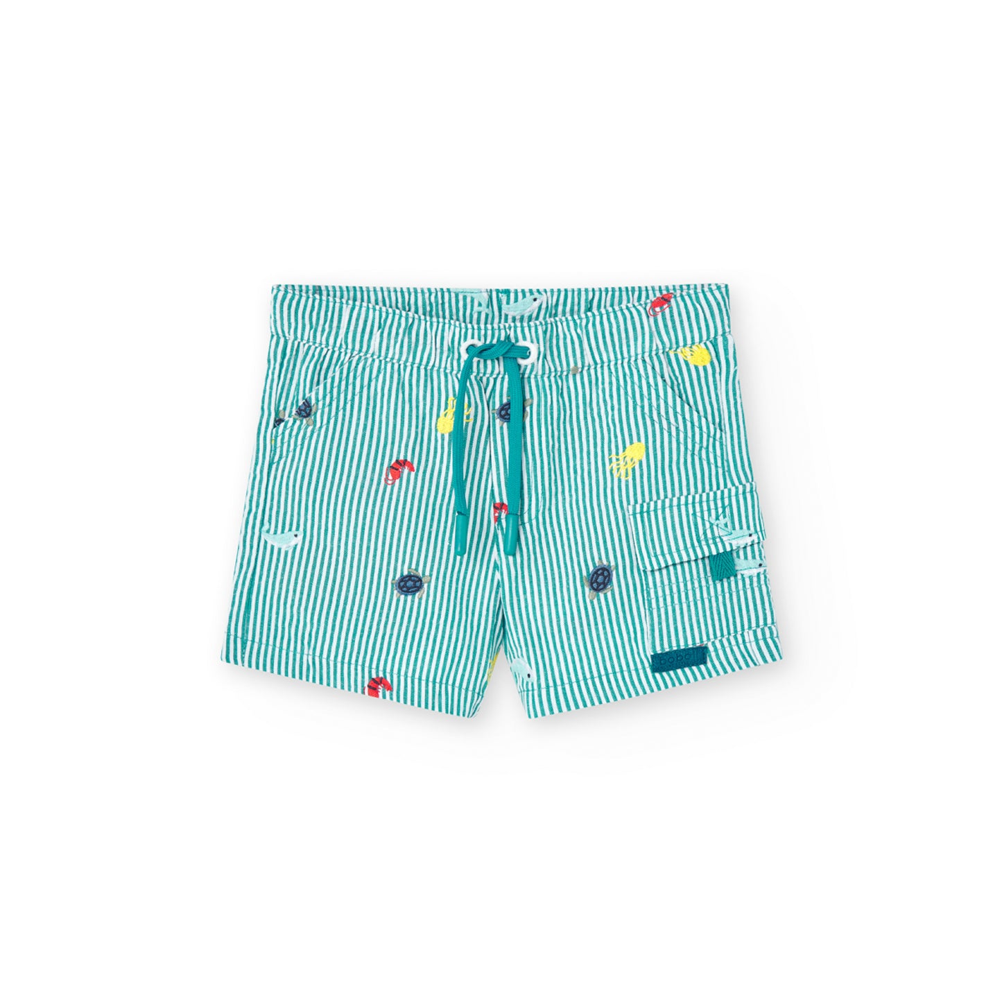 Poplin shorts for boys -Boboli